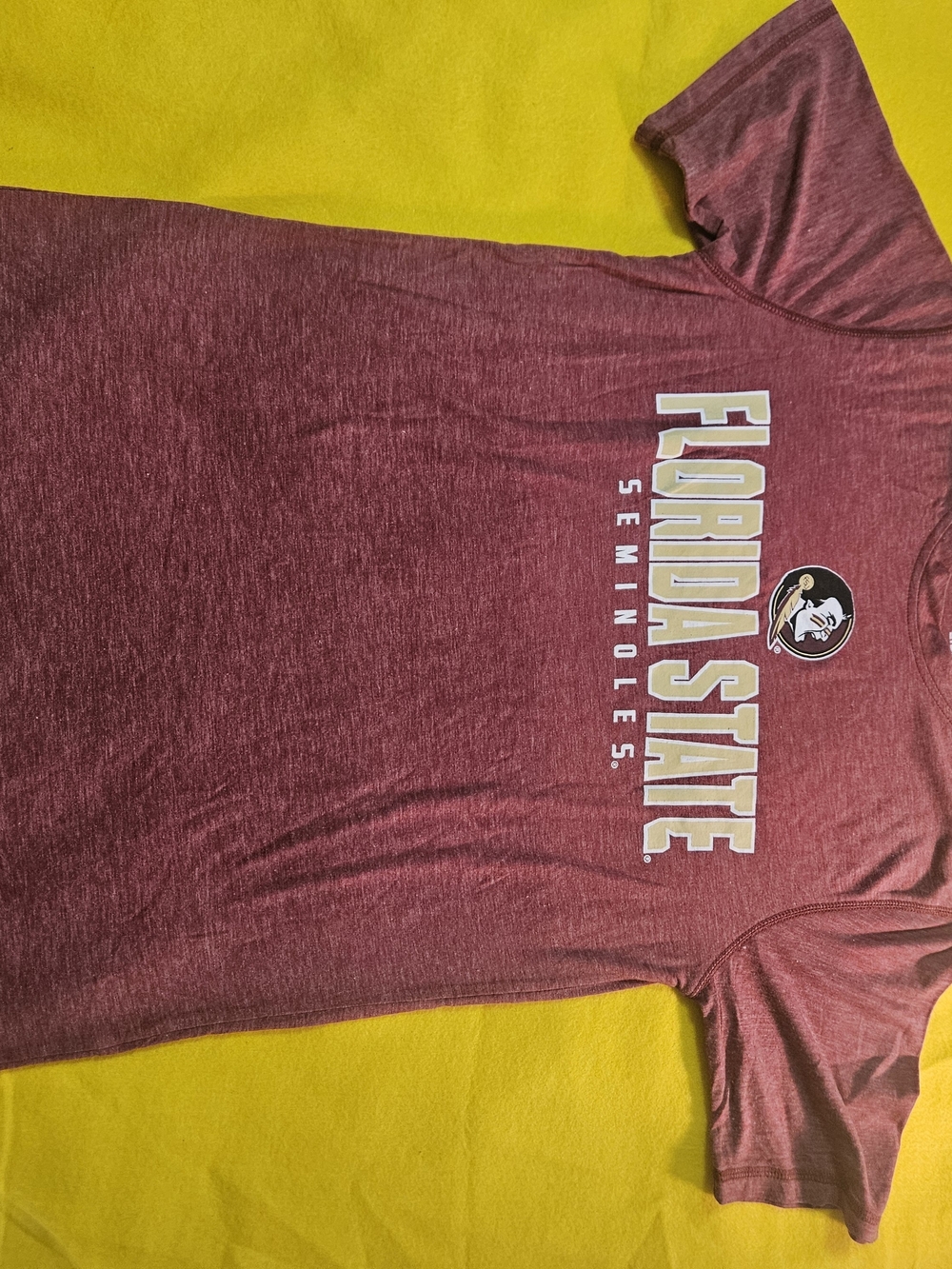 Rivalry Threads Maroon Heather Florida State Graphic Tee